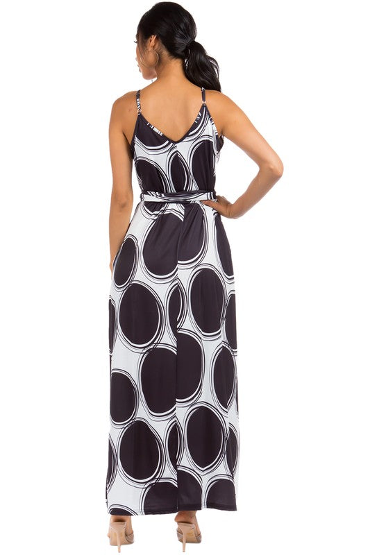 Polka Dot Maxi Dress