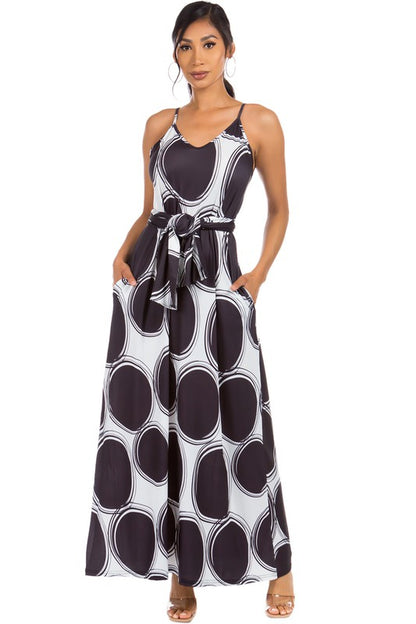 Polka Dot Maxi Dress