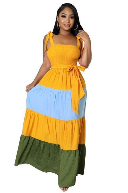 Mult Colored Maxi Dress