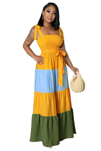 Mult Colored Maxi Dress