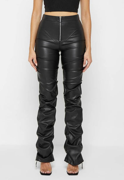 Black Leather Pants