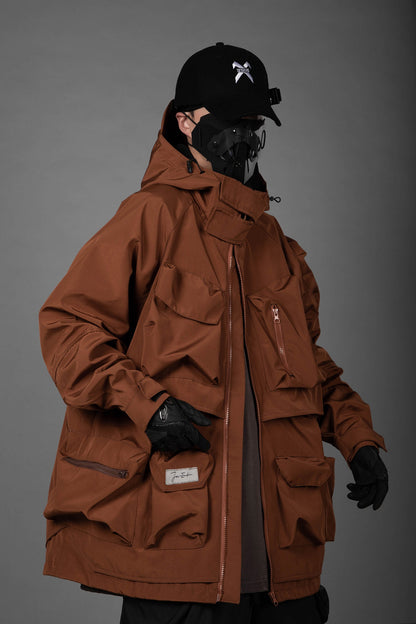 Brown Storage X Tech Jacket