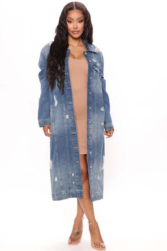 Long Denim Jacket