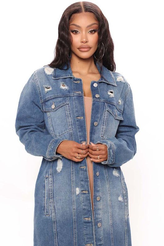 Long Denim Jacket