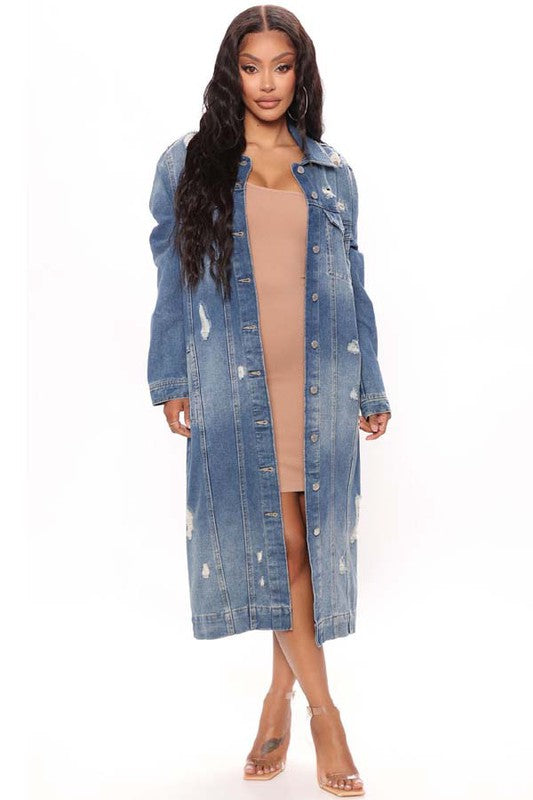 Long Denim Jacket