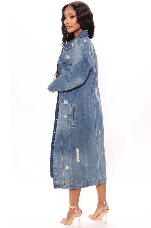 Long Denim Jacket