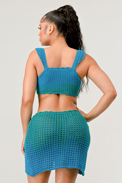 Little Mermaid Pearl Two Piece Knit Set