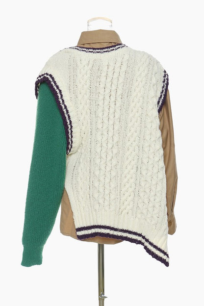 Two Tone Sweater