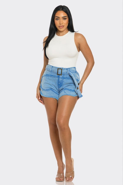 Casual Summer Strap Shorts