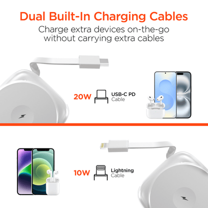 HyperGear Mag Grip Go 5000mAh Wireless Power Bank