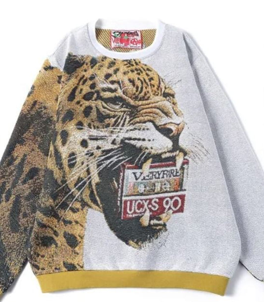 Jaguar Crewneck Sweater Sweatshirt Pullover