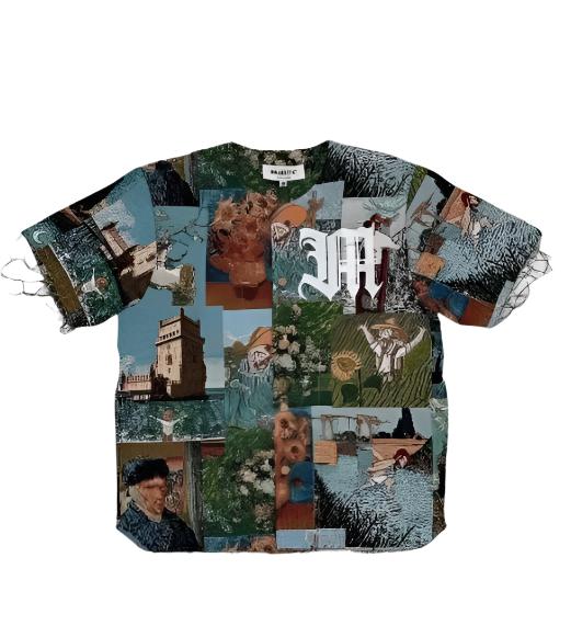 Van Gogh Tapestry Baseball Jersey