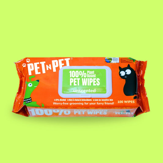 Dog Wipes Cleaning Deodorizing 100 Count