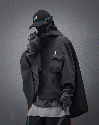 Black I-Tech Poncho