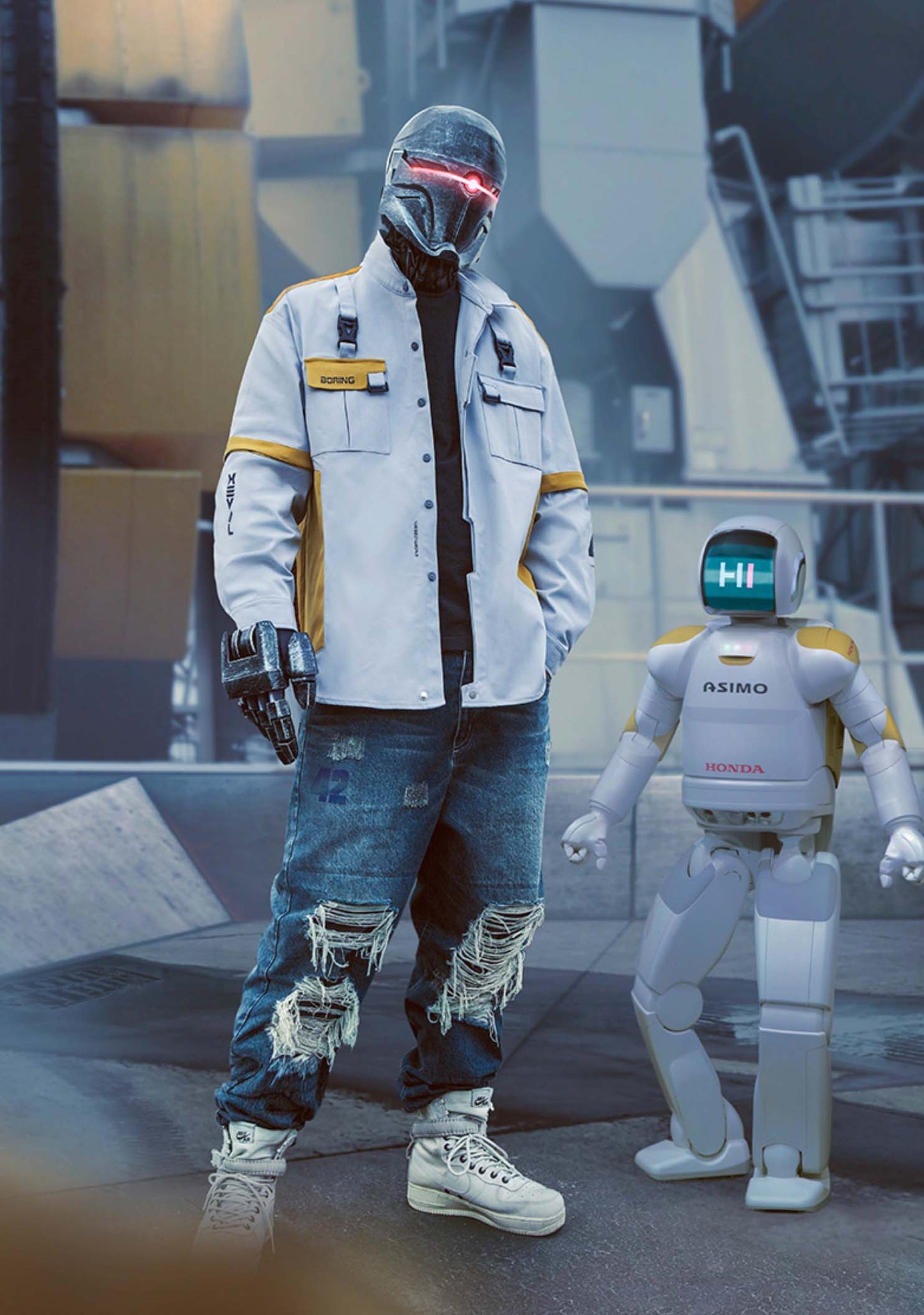 Boring Robot Jacket