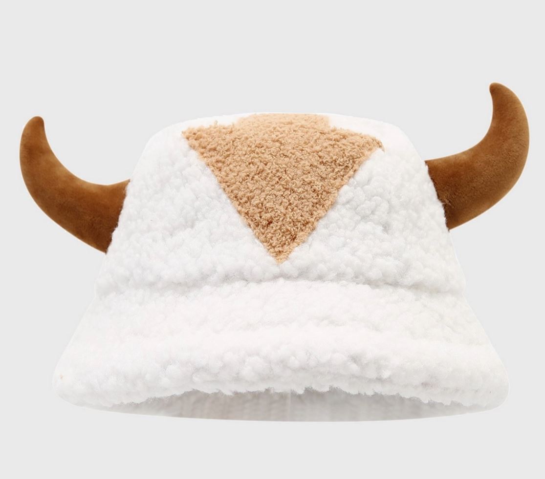 Fleece Horn Ear Bucket Hat