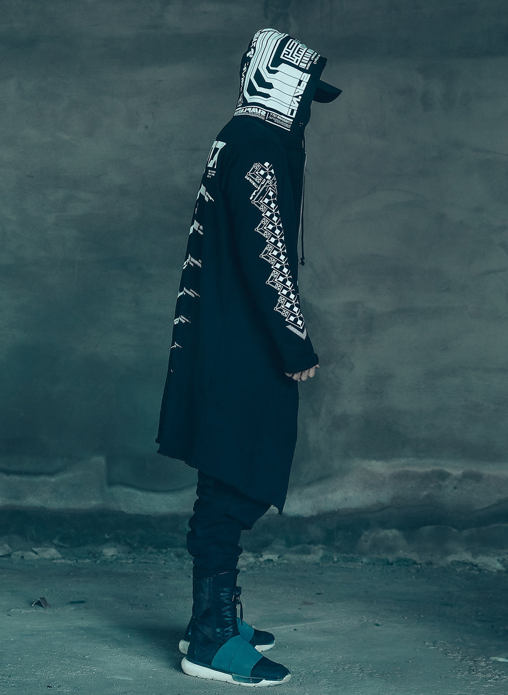 Cyber Alien Trench Coat