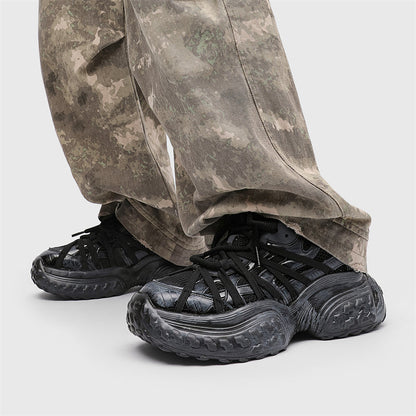 Black Tire Sneakers