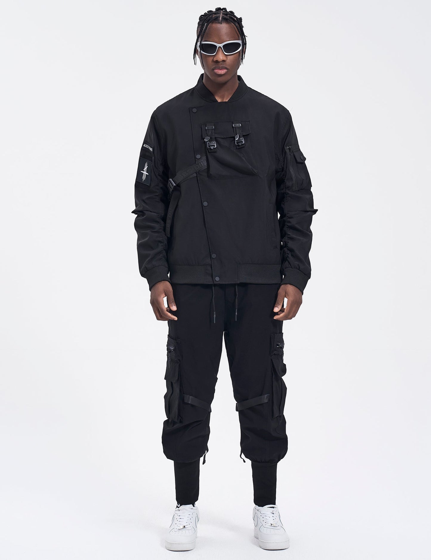 Dusk Scar Slash Bomber Jacket