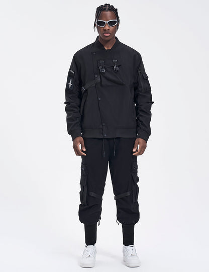 Dusk Scar Slash Bomber Jacket