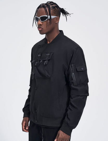 Dusk Scar Slash Bomber Jacket