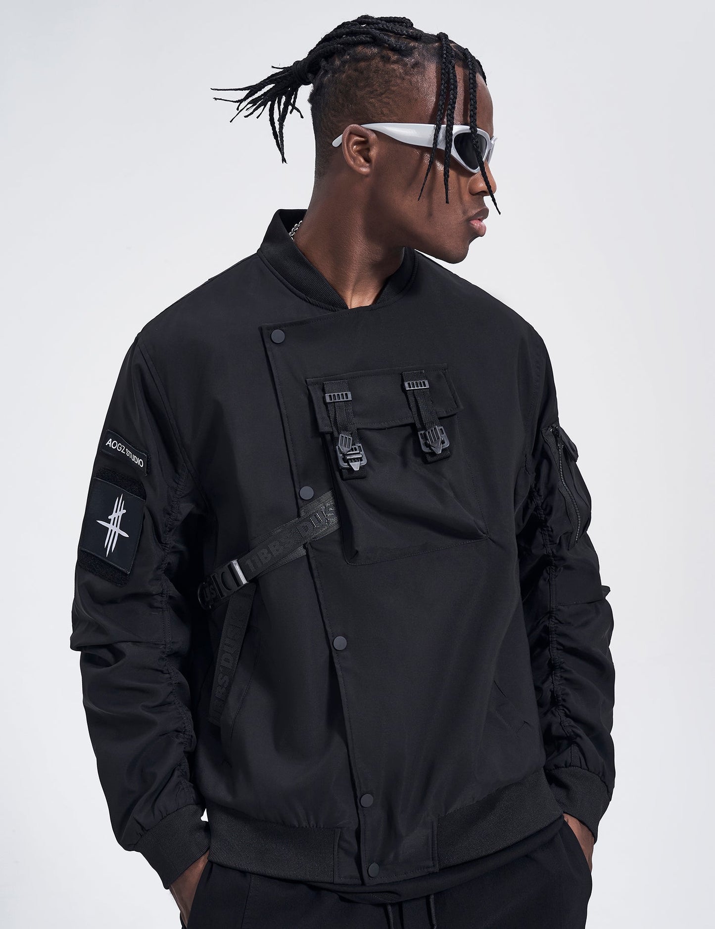 Dusk Scar Slash Bomber Jacket