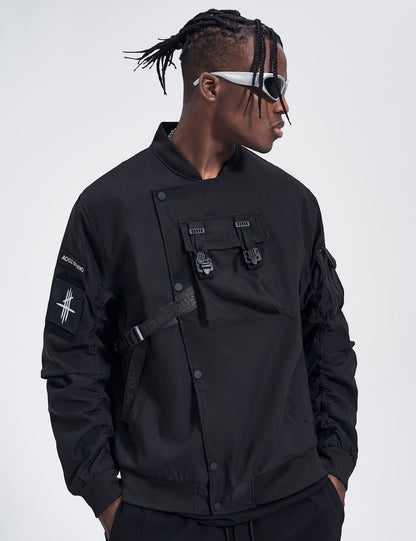 Dusk Scar Slash Bomber Jacket