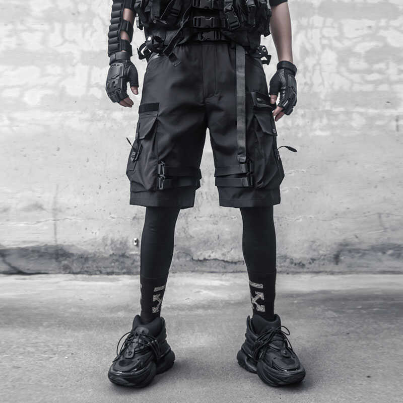 Paratrooper Matte Black Shorts