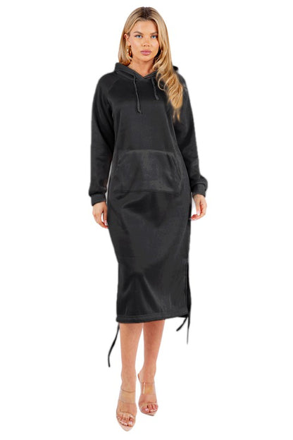 Long Maxi Hoodie Dress