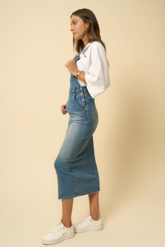 Overall Long Dress Skirt