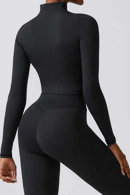 Quick-Drying Long Sleeve Yoga Suit Sports Top