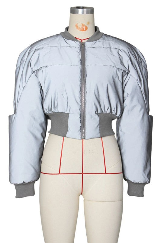 Reflective Puffer Jacket