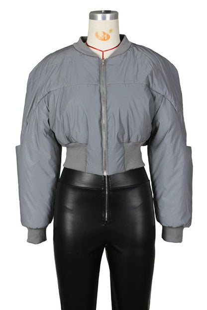 Reflective Puffer Jacket