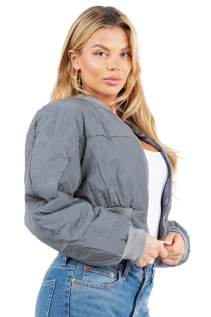 Reflective Puffer Jacket