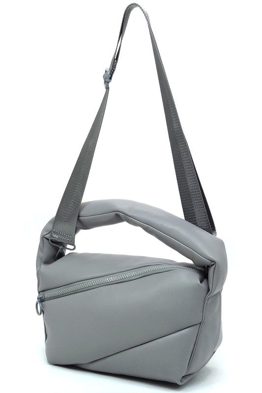 Puffy Tote Crossbody Bag