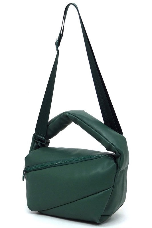 Puffy Tote Crossbody Bag