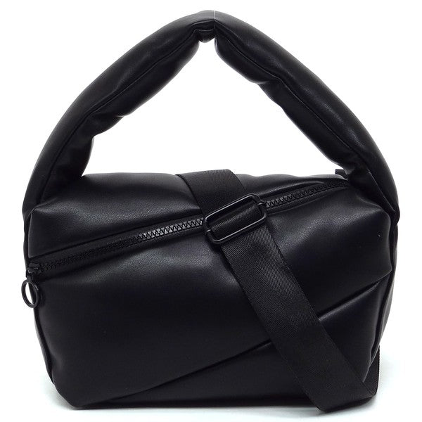 Puffy Tote Crossbody Bag