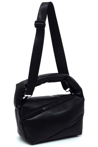 Puffy Tote Crossbody Bag