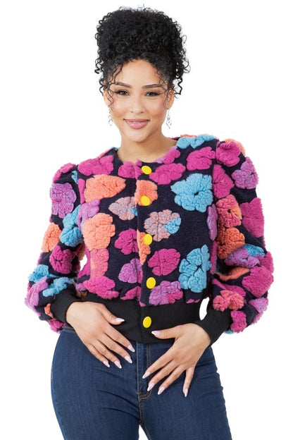 3D Floral Jacket