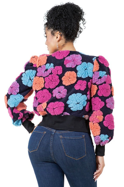 3D Floral Jacket