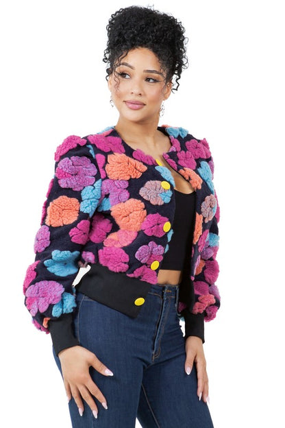 3D Floral Jacket