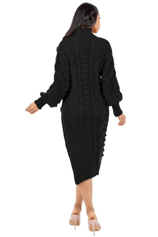 Long Sleeve Sweater Dress