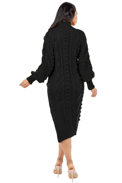 Long Sleeve Sweater Dress