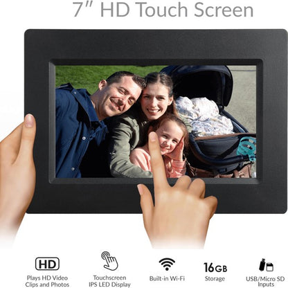 Supersonic 7 Inch Smart WiFi Photo Frame