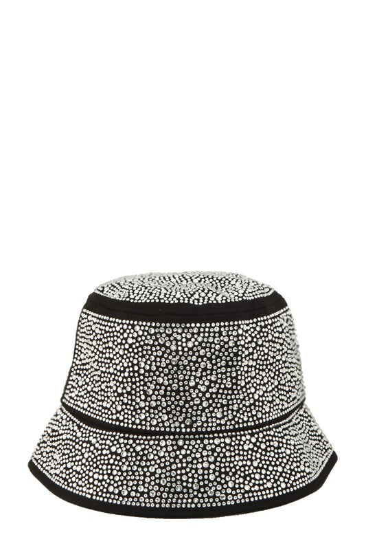 Full Rhinestone Bucket Hat