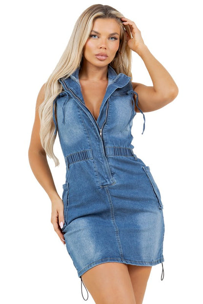 Light Wash Denim Dress