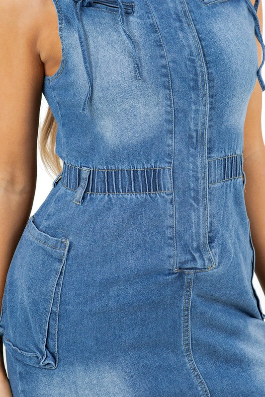 Light Wash Denim Dress