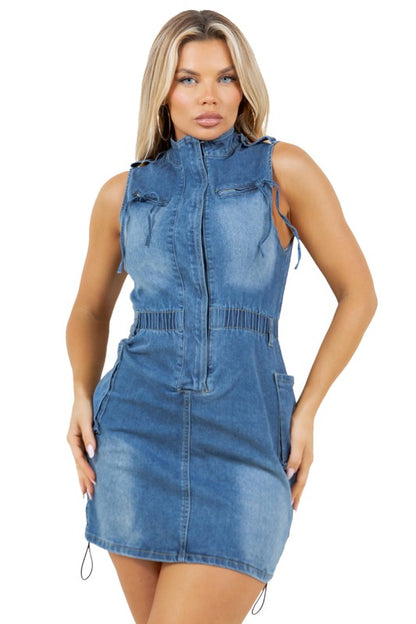 Light Wash Denim Dress