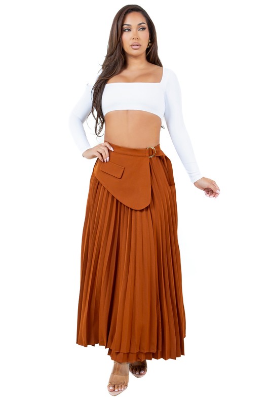 A Line Maxi Skirt