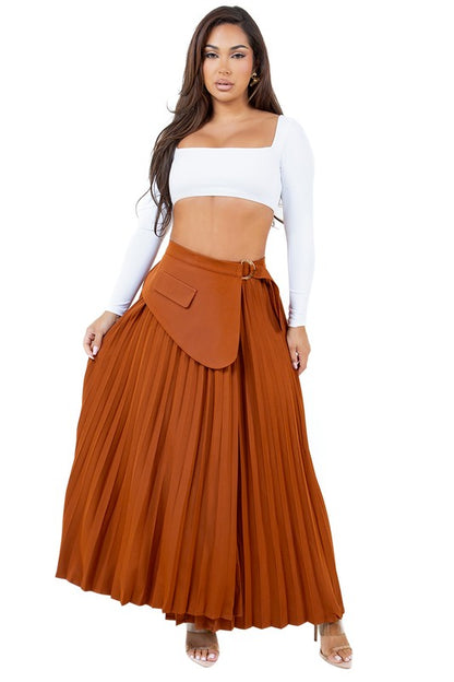 A Line Maxi Skirt